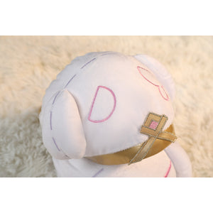 Genshin Impact Citlali cosplay shoes detail pairs pink embroidery with a gold diamond motif.
