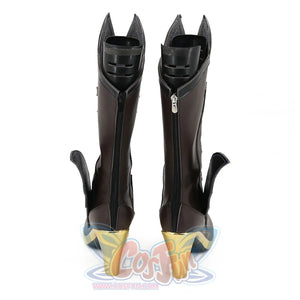 Genshin Impact Fischl Cosplay Shoes Women Boots C00103 &
