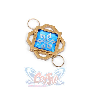 Genshin Impact Liyue Trinket Eye Of God Pendants C00139 Cryo Props & Accessories