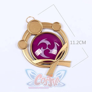 Genshin Impact Trinket Eye Of God Pendants C00446 Electro Props & Accessories