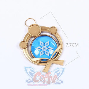 Genshin Impact Trinket Visions Eye Of God Pendants C00447 Cryo Props & Accessories
