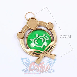 Genshin Impact Trinket Visions Eye Of God Pendants C00447 Dendro Props & Accessories