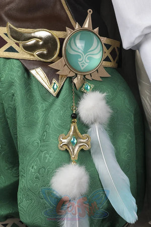 Genshin Impact Venti Cosplay Costume Jacquard Version C00442 Costumes