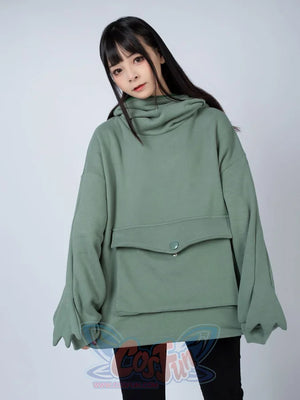 Green Froggy Give My Princess Oversized Hoodie Coat C00064 Hoodie