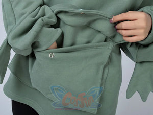 Green Froggy Give My Princess Oversized Hoodie Coat C00064 Hoodie