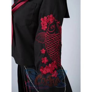 Hell Girl Jigoku Shjo Cosplay Uniform School C00021