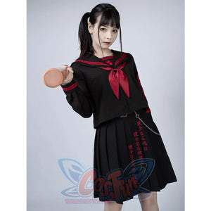 Hell Girl Jigoku Shjo Cosplay Uniform School C00021