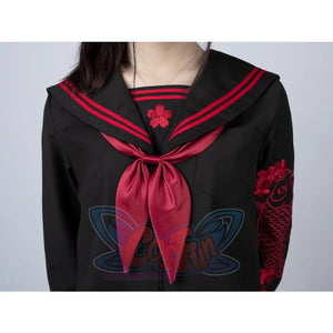Hell Girl Jigoku Shjo Cosplay Uniform School C00021