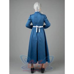 Howls Moving Castle Sophie Hatter Cosplay Costumes Maid Blue Dress Mp004181