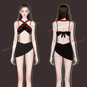 【CONFIRMATION】$3 Deposit = $10 Coupon Hazbin Hotel Cosplay Husk Monokini Swimsuit