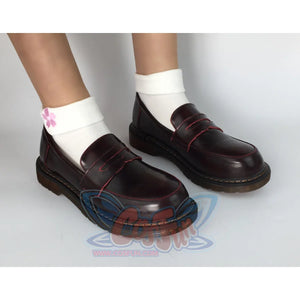 Japanese Mori Girls College Style All-Match Penny Loafer Womens Shoes Canvas