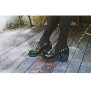 Jk Campus Faux Leather Heeled Shoes