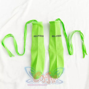 Jk Socks Tied Strip Thin Summer Kawaii Stockings&socks