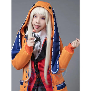 Kakegurui Runa Yomoduki Cosplay Costume Long Coat Mp005893 Costumes