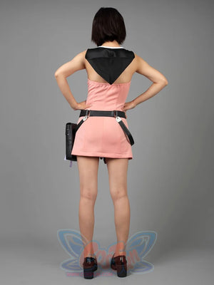 Kingdom Hearts Kairi 1St Cosplay Costumes Pink Punk Outfit Mp000219