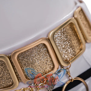 kpop demon hunters rumi cosplay costume with glod belt