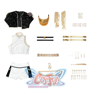 KPop Demon Hunters Rumi Cosplay Costume GOLDEN HUNTR/X Outfit