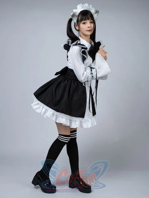 Maid Anime Dress Black And White Apron Lolita Cosplay Costume Mp005702 Costumes