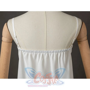 The Apothecary Diaries Maomao cosplay costume gathers the white camisole back under slim shoulder straps.