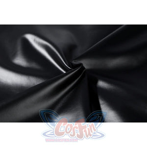 Marvel Rivals Black Cat Felicia Hardy cosplay costume black gloss texture gathers a soft folded sheen.