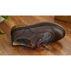Mori Girl Retro Oxford Martin Round Shoes Canvas
