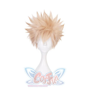 My Hero Academia Baku No Katsuki Bakugo Cosplay Wig Blond Hair Mp005661 Wigs