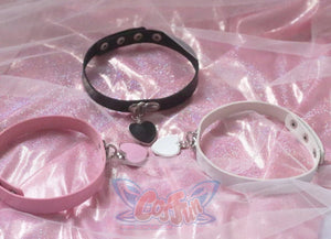 O Ring Wristband Anklet Armlet Love Pendant Leather Bracelets Choker Props & Accessories