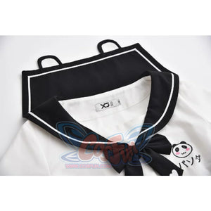Panda Embroidered School Uniform