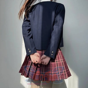 Prep School Plaid Pleated Skirt Mp006142