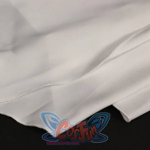 Re:Zero Emilia cosplay dress hem close-up showing white layered fabric edges and visible stitching