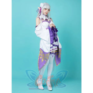 Re:zero Starting Life In Another World Emilia Cosplay Costume Elf Mp005757 Costumes