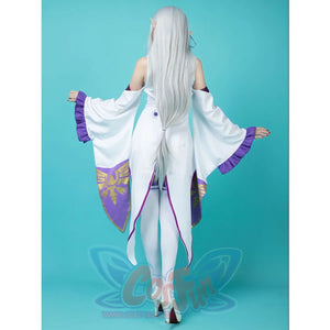 Re:zero Starting Life In Another World Emilia Cosplay Costume Elf Mp005757 Costumes