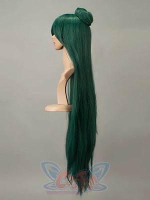 Sailor Moon Pluto Meiou Setsuna Cosplay Wigs Long Hair With Bun Mp001065