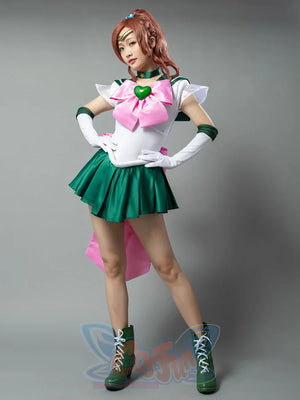Sailor Moon Super S Film Jupiter Makoto Kino Lita Cosplay Costumes Mp001406