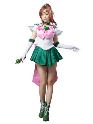 Sailor Moon Super S Film Jupiter Makoto Kino Lita Cosplay Costumes Mp001406