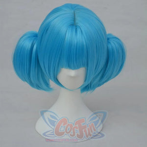 Sally Face Sallyface Sal Fisher Cosplay Wig Short Blue Hair Wigs