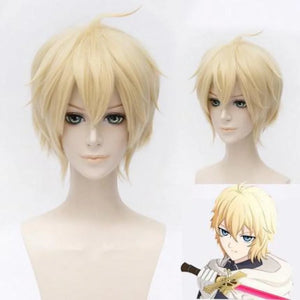 Seraph Of The End Mikaela Hyakuya Cosplay Wigs Blond Hair C00084