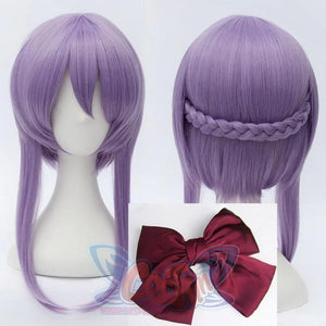 Seraph Of The End Shinoa Hiiragi Cosplay Wigs And Bowknot Barrettes