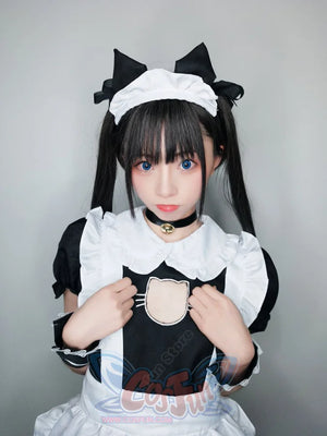 Sexy Bust Open Kitty Ruffle Lace Maid Dress Cosplay Costume Costumes