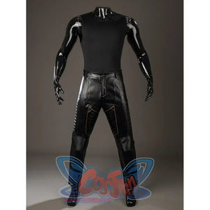 Thor Odinson cosplay inner top front view with black sleeves above matching pants.
