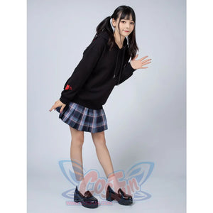 Trick Or Treat Little Devil Pattern Hoodies Halloween Pullover Mp005916 Hoodie