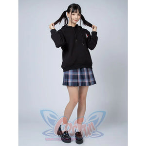 Trick Or Treat Little Devil Pattern Hoodies Halloween Pullover Mp005916 Hoodie