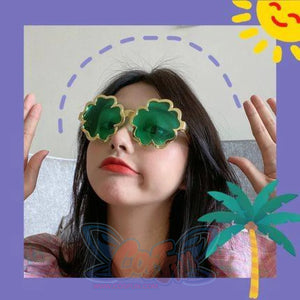 Unicorn Funny Toys Selfie Gadget Picnic Use Birthday Party Gifts Specs Glasses Four Leaf Clover