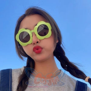 Unicorn Funny Toys Selfie Gadget Picnic Use Birthday Party Gifts Specs Glasses Green Flowers