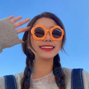 Unicorn Funny Toys Selfie Gadget Picnic Use Birthday Party Gifts Specs Glasses Orange Flowers