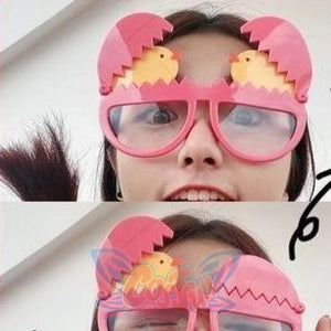 Unicorn Funny Toys Selfie Gadget Picnic Use Birthday Party Gifts Specs Glasses Pink Broken Eggs