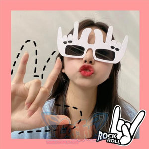 Unicorn Funny Toys Selfie Gadget Picnic Use Birthday Party Gifts Specs Glasses Rock And Roll