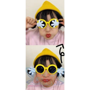 Unicorn Funny Toys Selfie Gadget Picnic Use Birthday Party Gifts Specs Glasses Yellow Hands