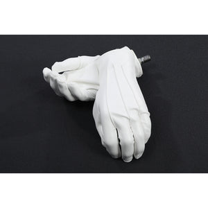 The Boys Torpedo cosplay white gloves flat lay keeps clean finger shaping for the uniform set.