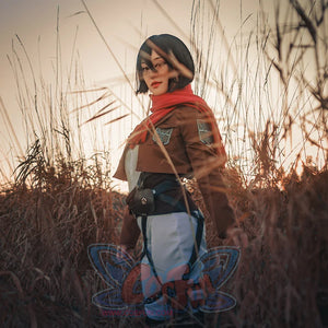 Attack on Titan Shingeki no Kyojin Mikasa Ackermann Cosplay Costume mp000733 Costumes